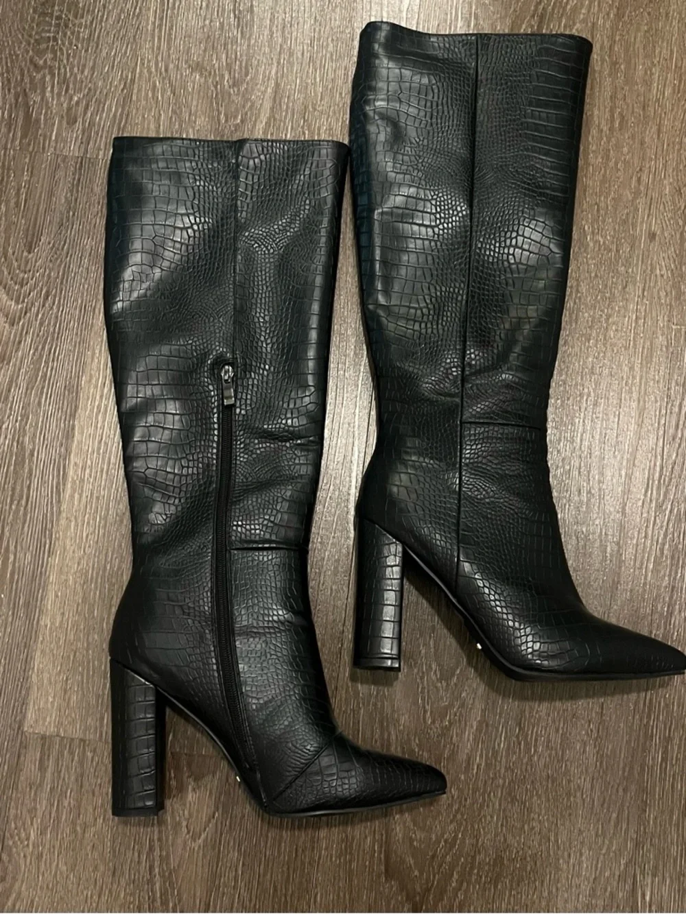 Milla by Billini Crocodile Knee High Boots from Princess Polly, Great Condition! - Picture 1 of 4